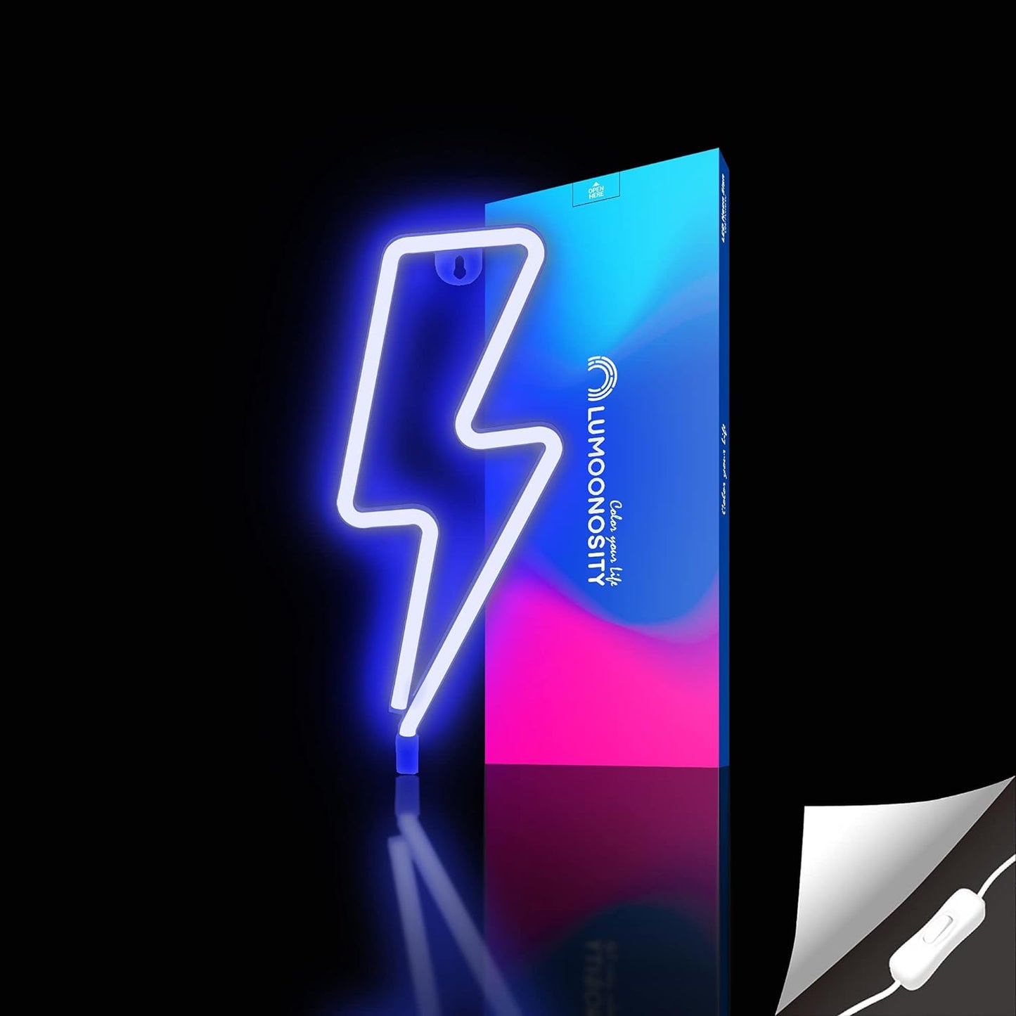 Lightning Bolt Neon Sign