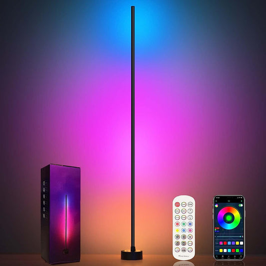 Corner Floor Lamp - Smart RGB LED Corner Lamp with App and Remote Control