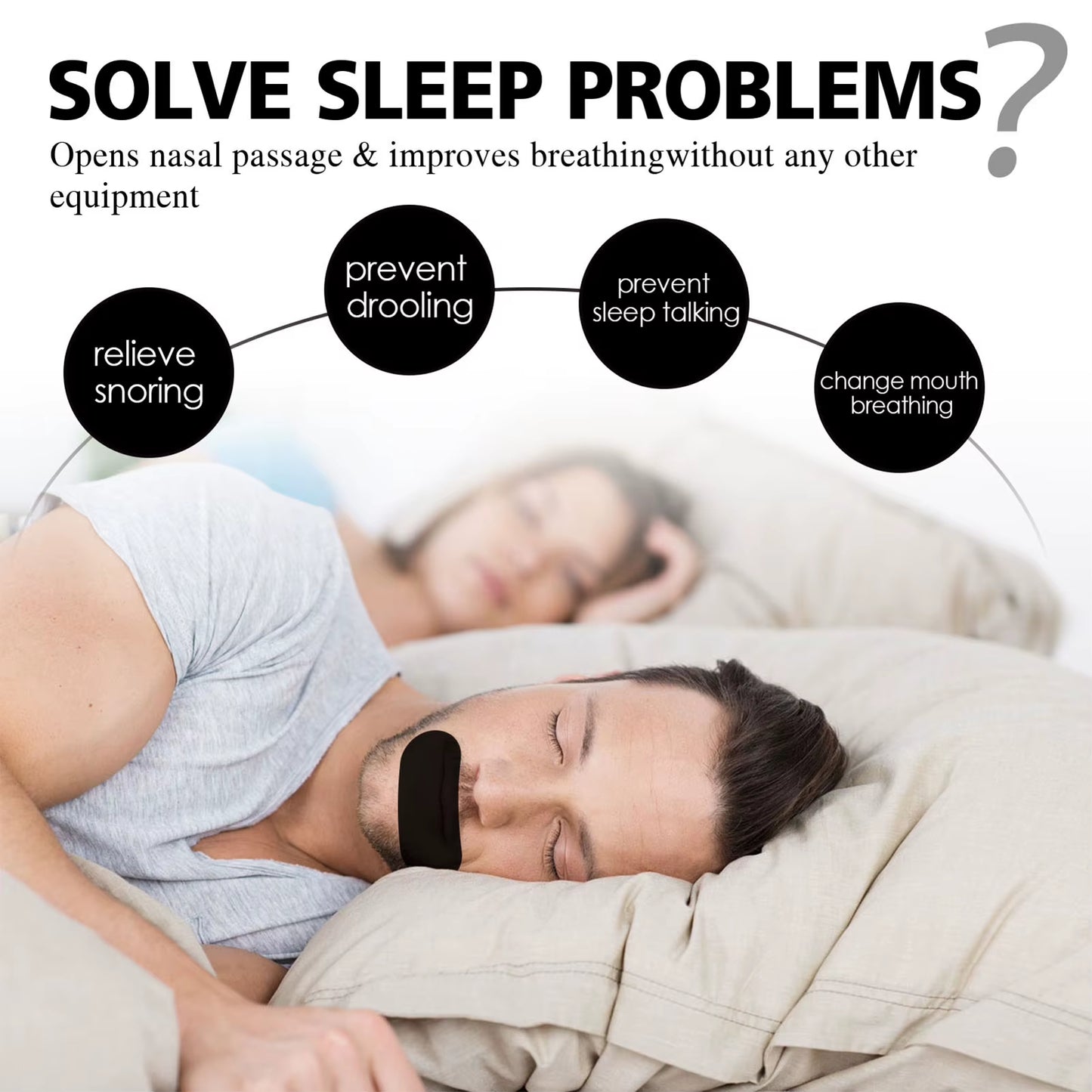 60Pcs Mouth Sleeping Tape