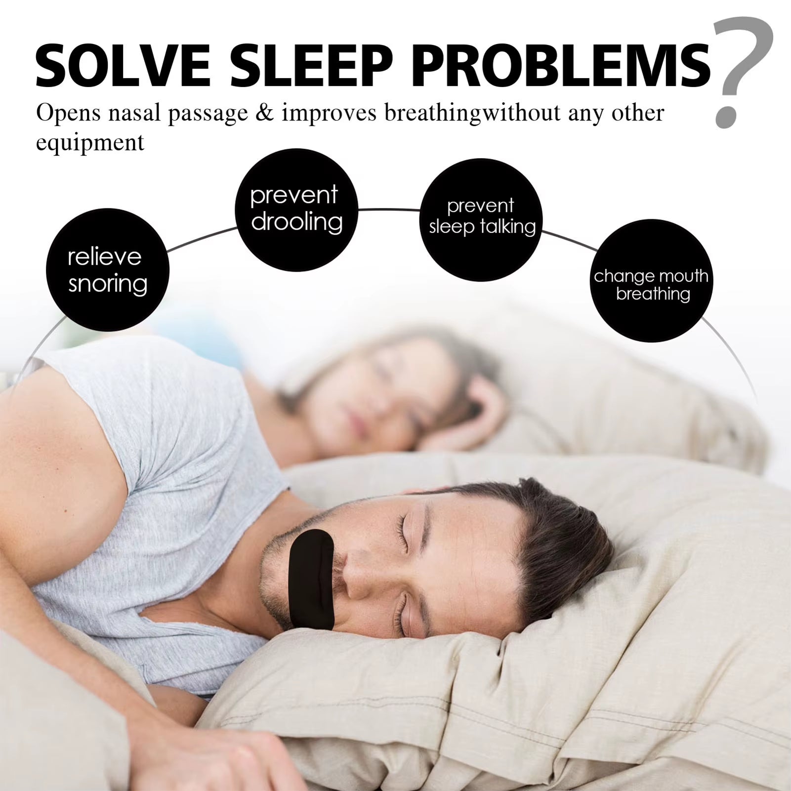 60Pcs Mouth Sleeping Tape