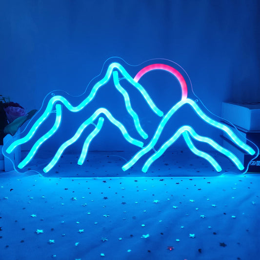 Mountain Neon LED Light Sign