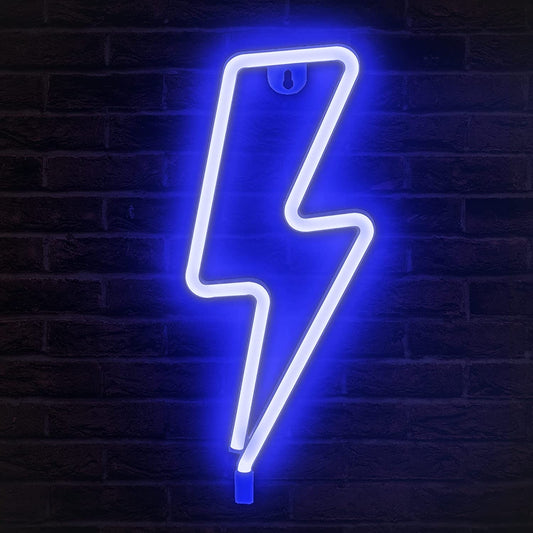 Lightning Bolt Neon Sign