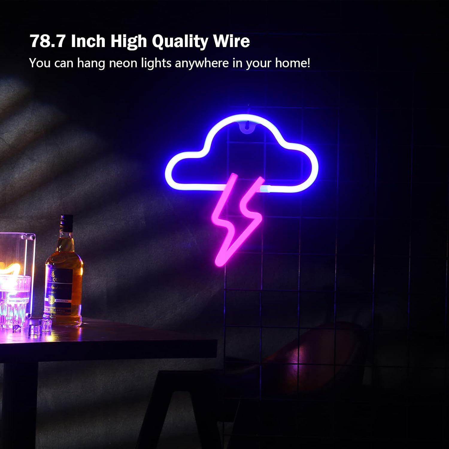 Cloud Lightning Neon Sign