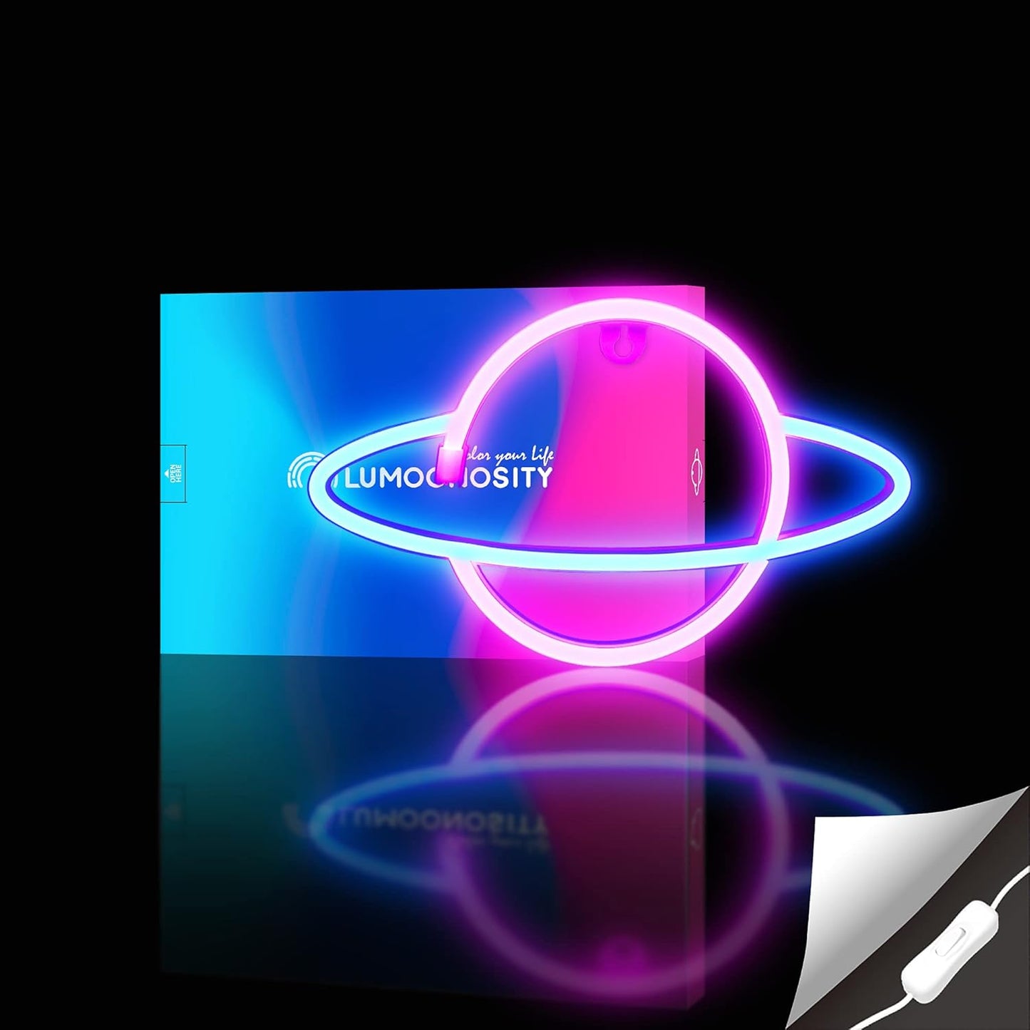 Planet Neon Sign