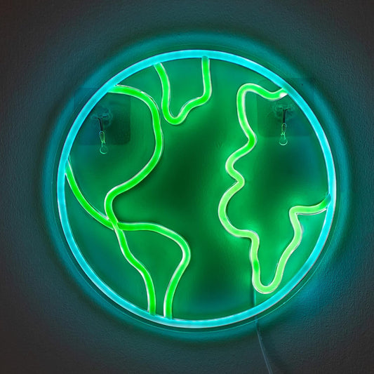 Earth Neon Sign