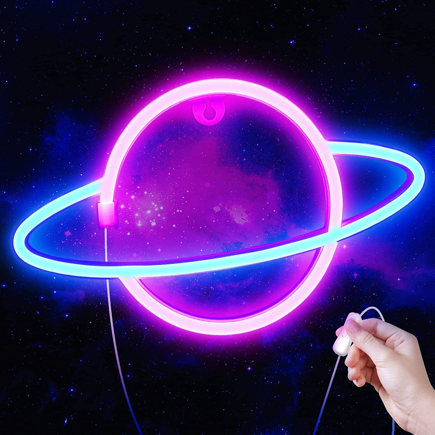 Planet Neon Sign