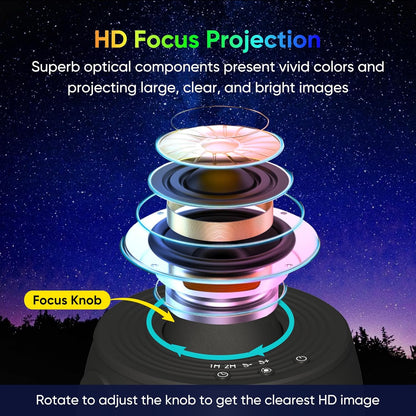 Black Galaxy Projector