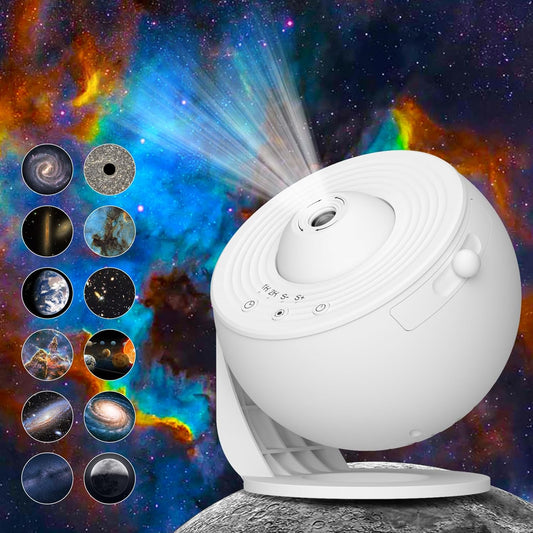 White Galaxy Projector 