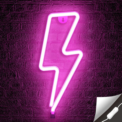 Lightning Bolt Neon Sign