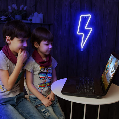 Lightning Bolt Neon Sign